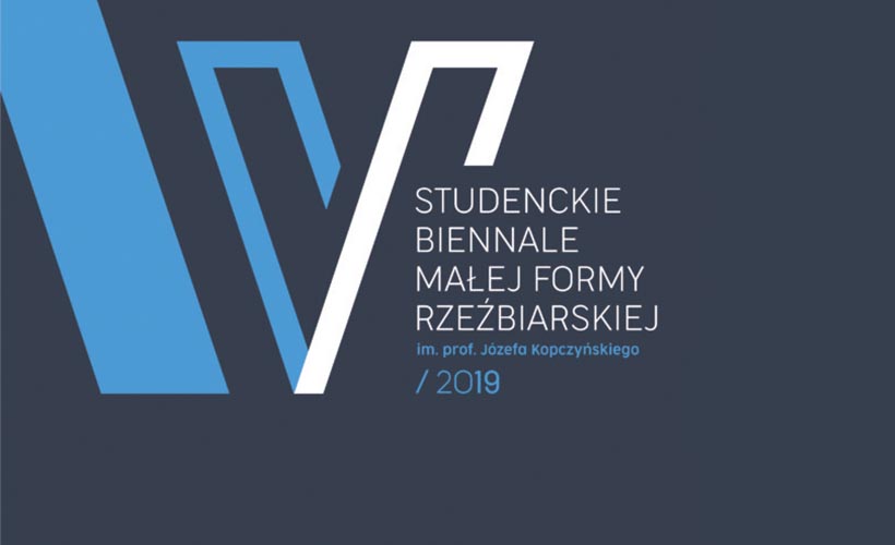 plakat biennale małej formy rzeźbiarskiej