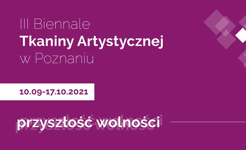 plakat biennale tkaniny artystycznej