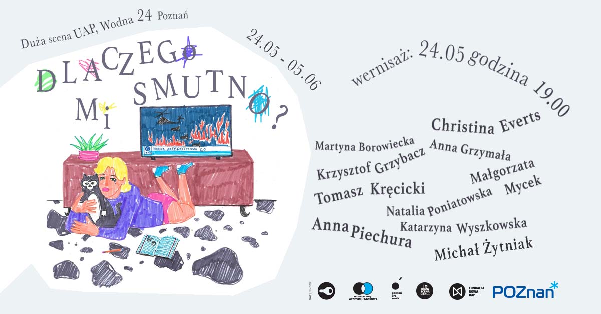 plakat dlaczego mi smutno