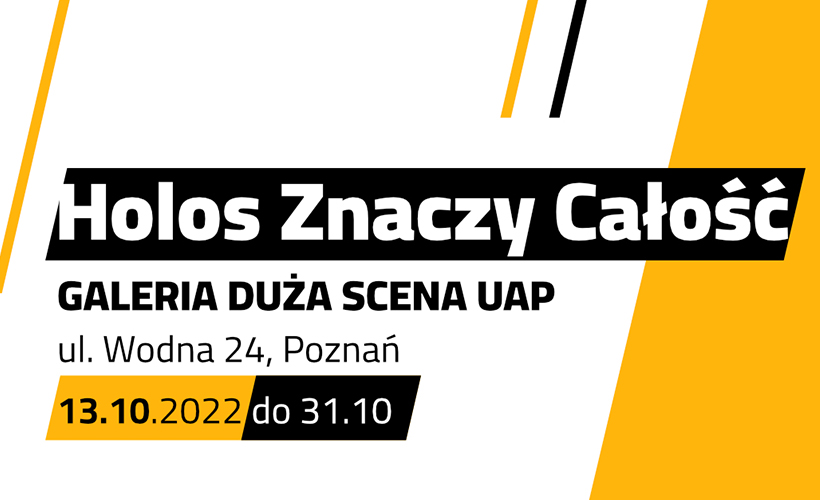 plakat holos znaczy całość