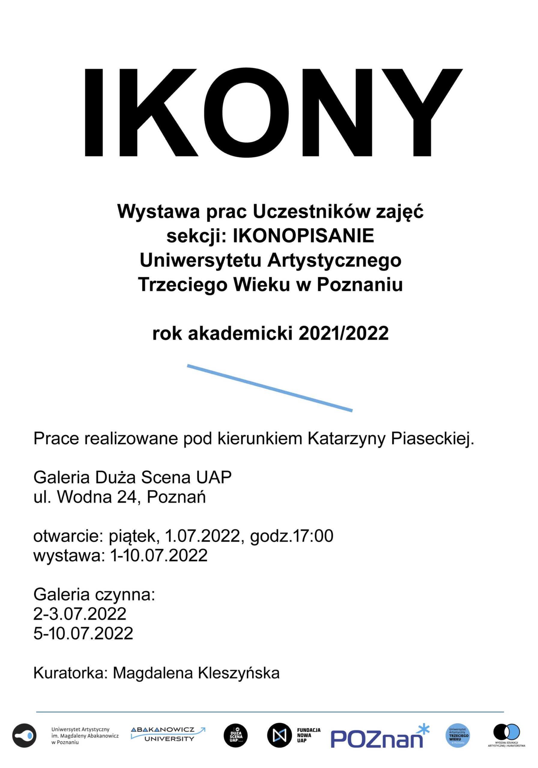 plakat ikony