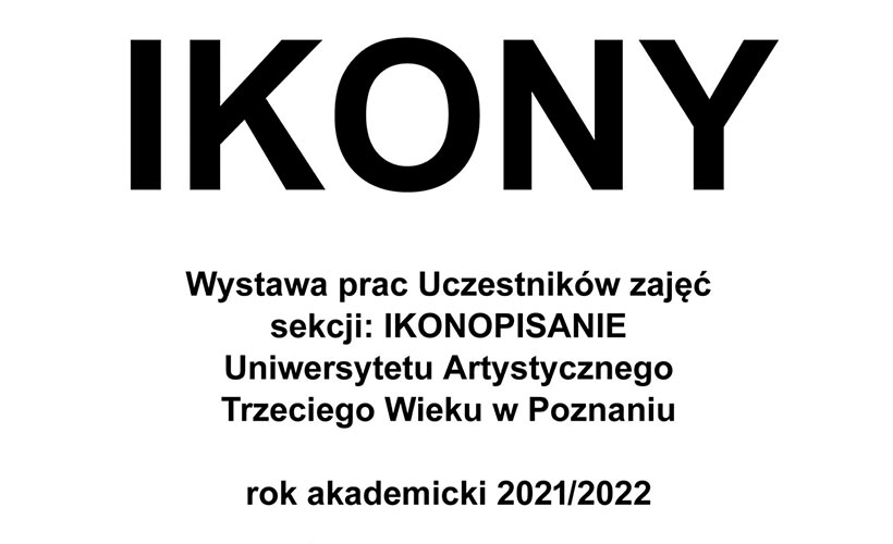 plakat ikony