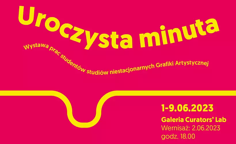 plakat Uroczysta minuta