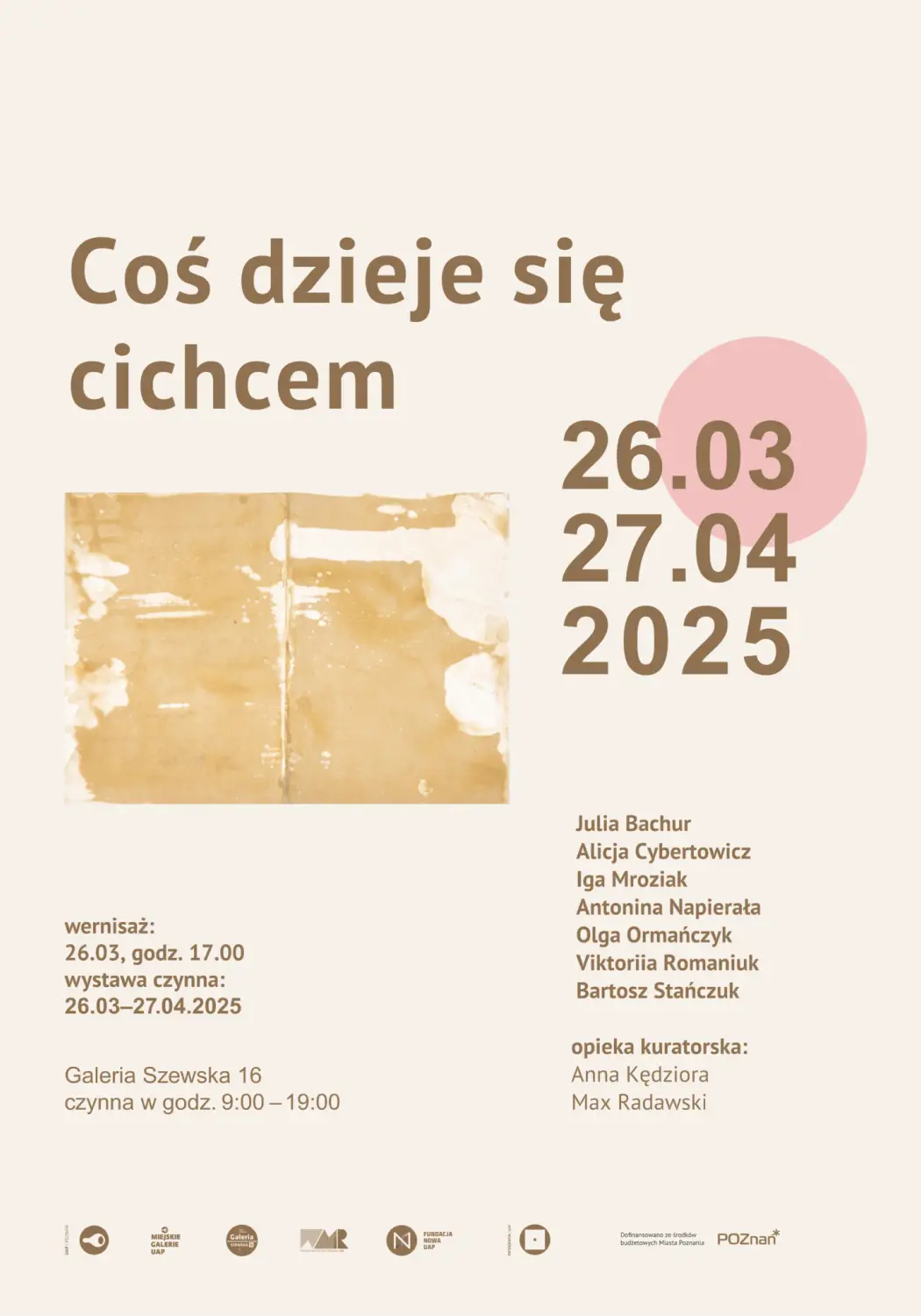 plakat Cos sie dzieje
