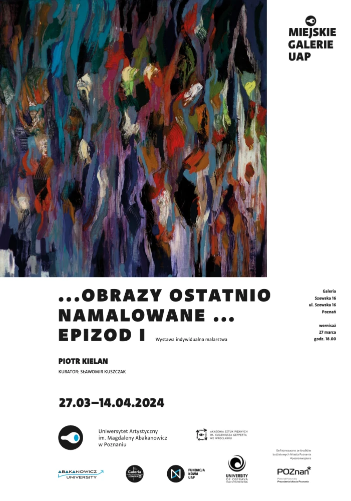 plakat …obrazy ostatnio namalowane…Epizod I