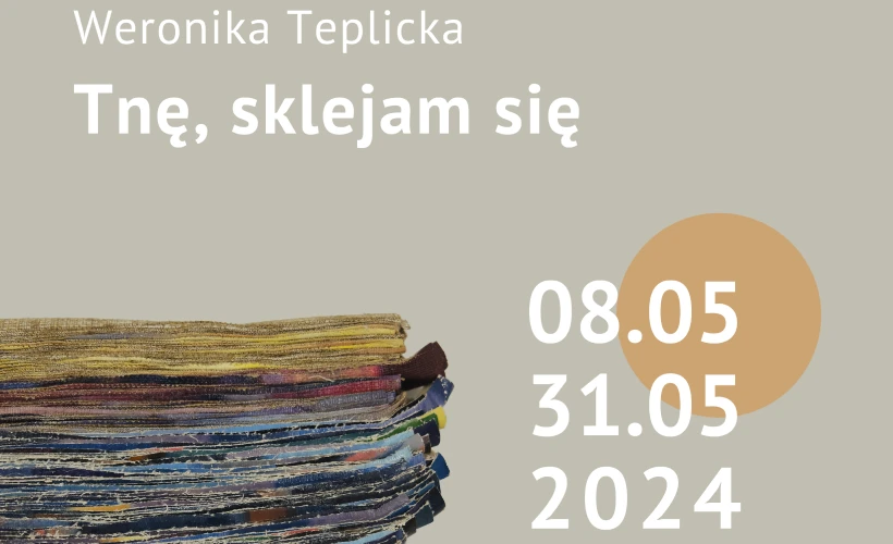 plakat  Tnę, sklejam się