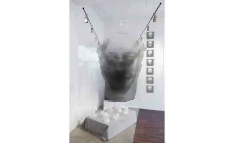 zdjęcie z wystawy Body in the interface