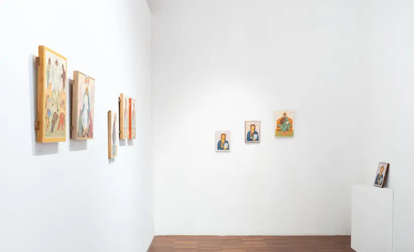 zdjęcie z Wystawy prac Uczestniczek i Uczestników Uniwersytetu Artystycznego Trzeciego Wieku